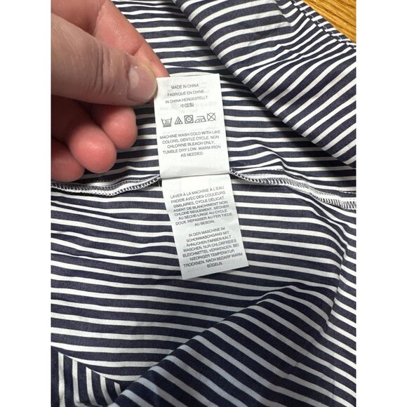 J.Crew Striped Off-The-Shoulder Ruffle Top Size 2 Petite - Picture 9 of 12